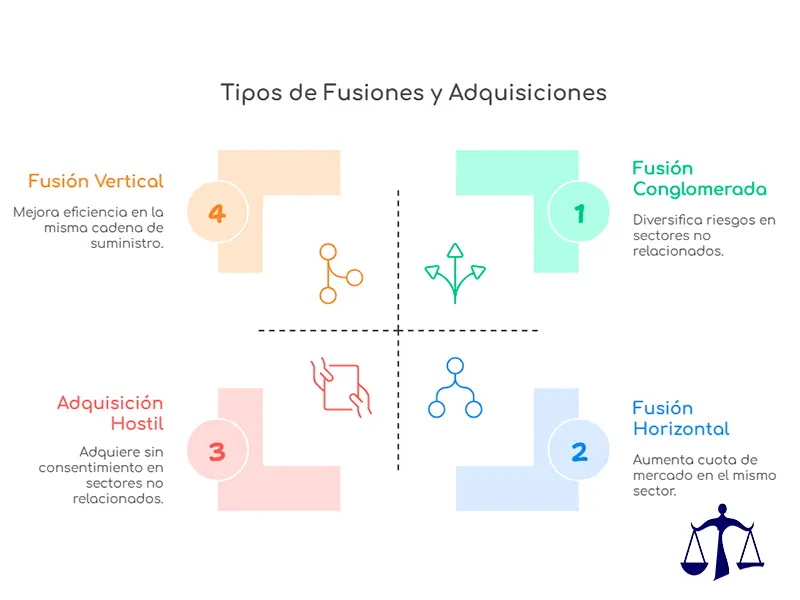 Fusiones y Adquisiciones Tipos de Fusiones y Adquisiciones en México